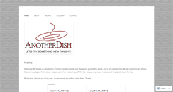 Desktop Screenshot of anotherdish.com